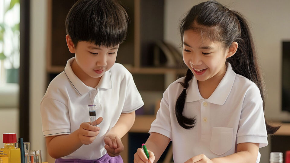 young students