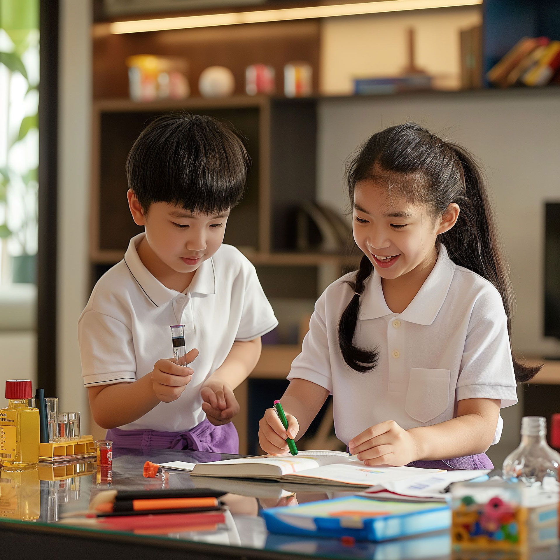 young students