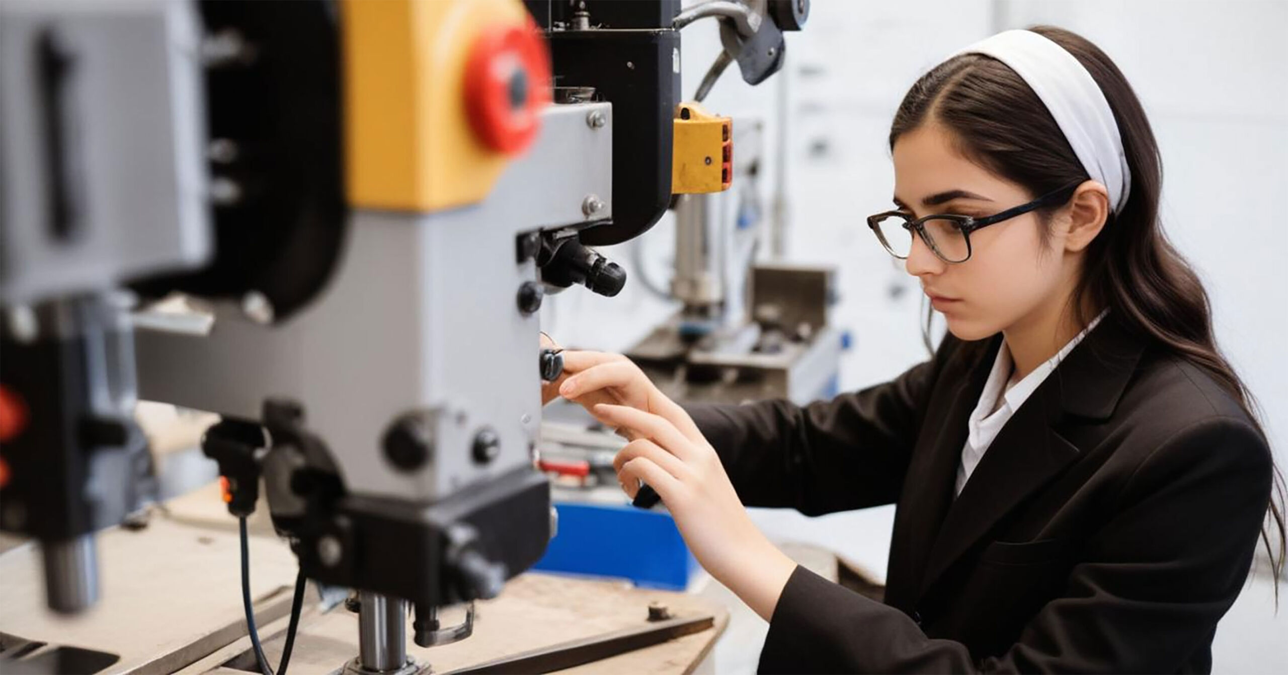 female senior student