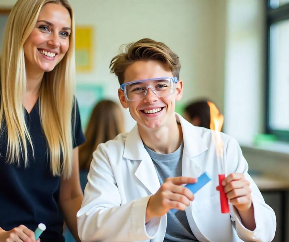 student and teacher